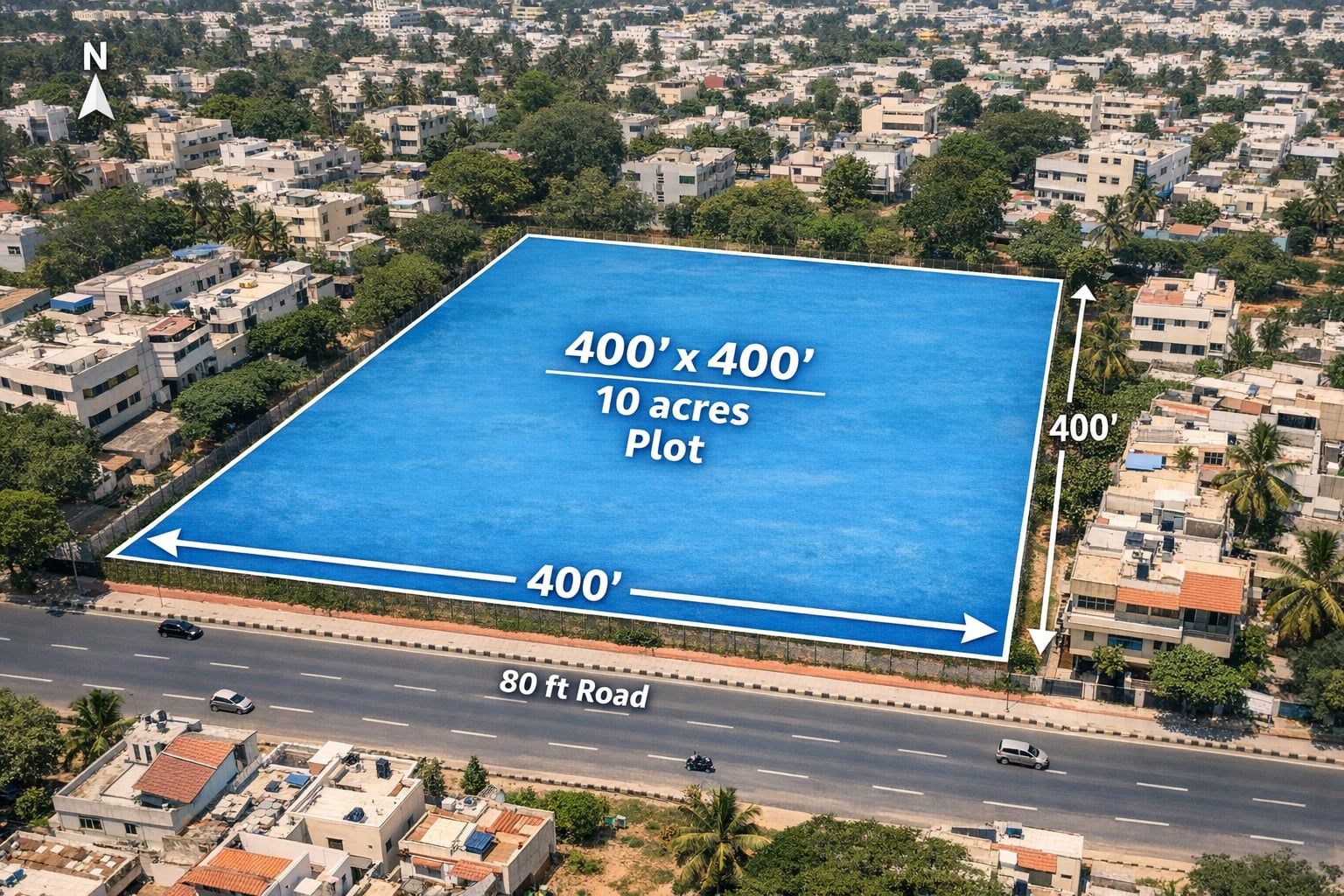 10 Acres Residential Land for Lease in Bengaluru