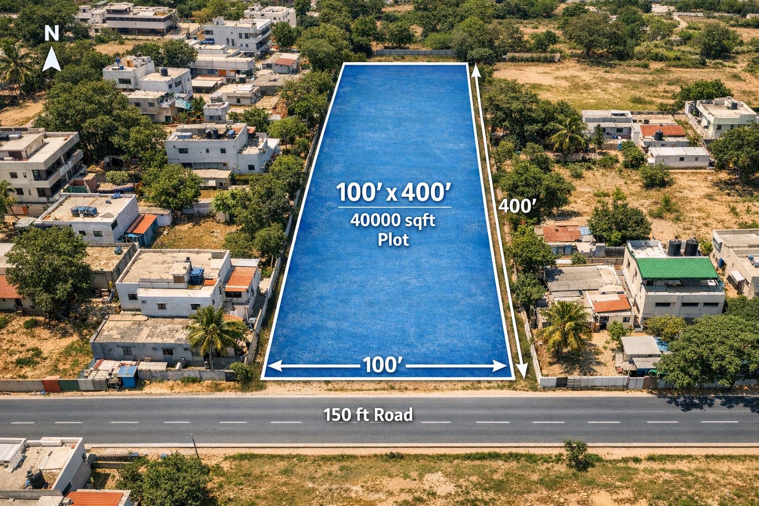 Commercial Land for Lease in Dommasandra - 40000 sqft