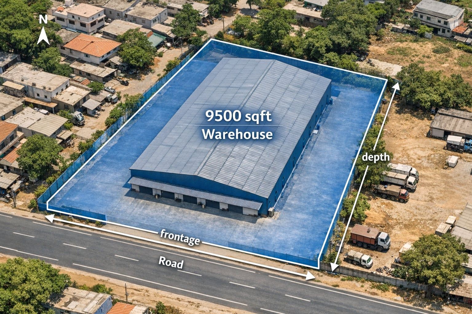 9,800 sqft Warehouse for Lease in Gunjur