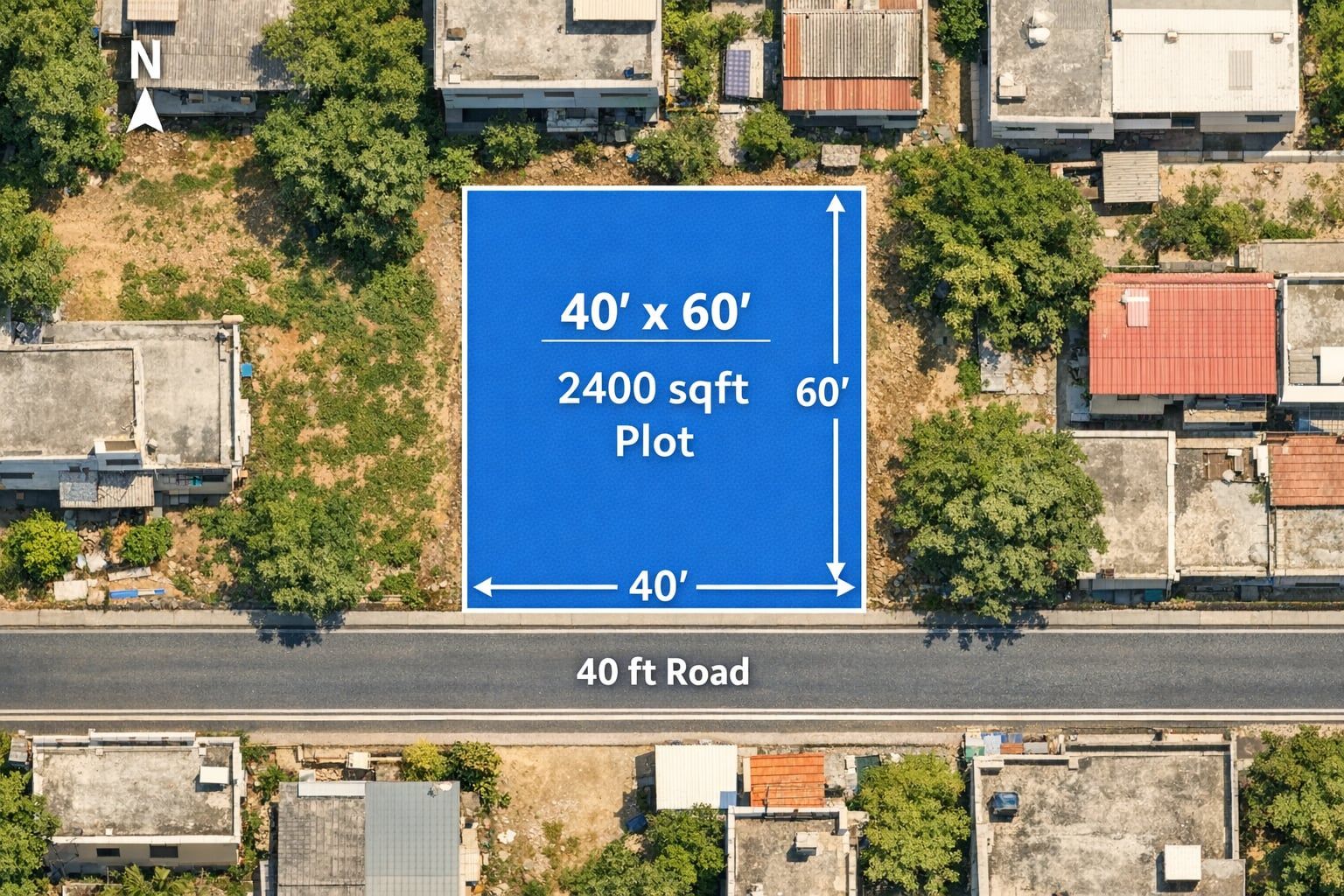 2,400 sqft Land for Lease in Varthur | PayPerSqft