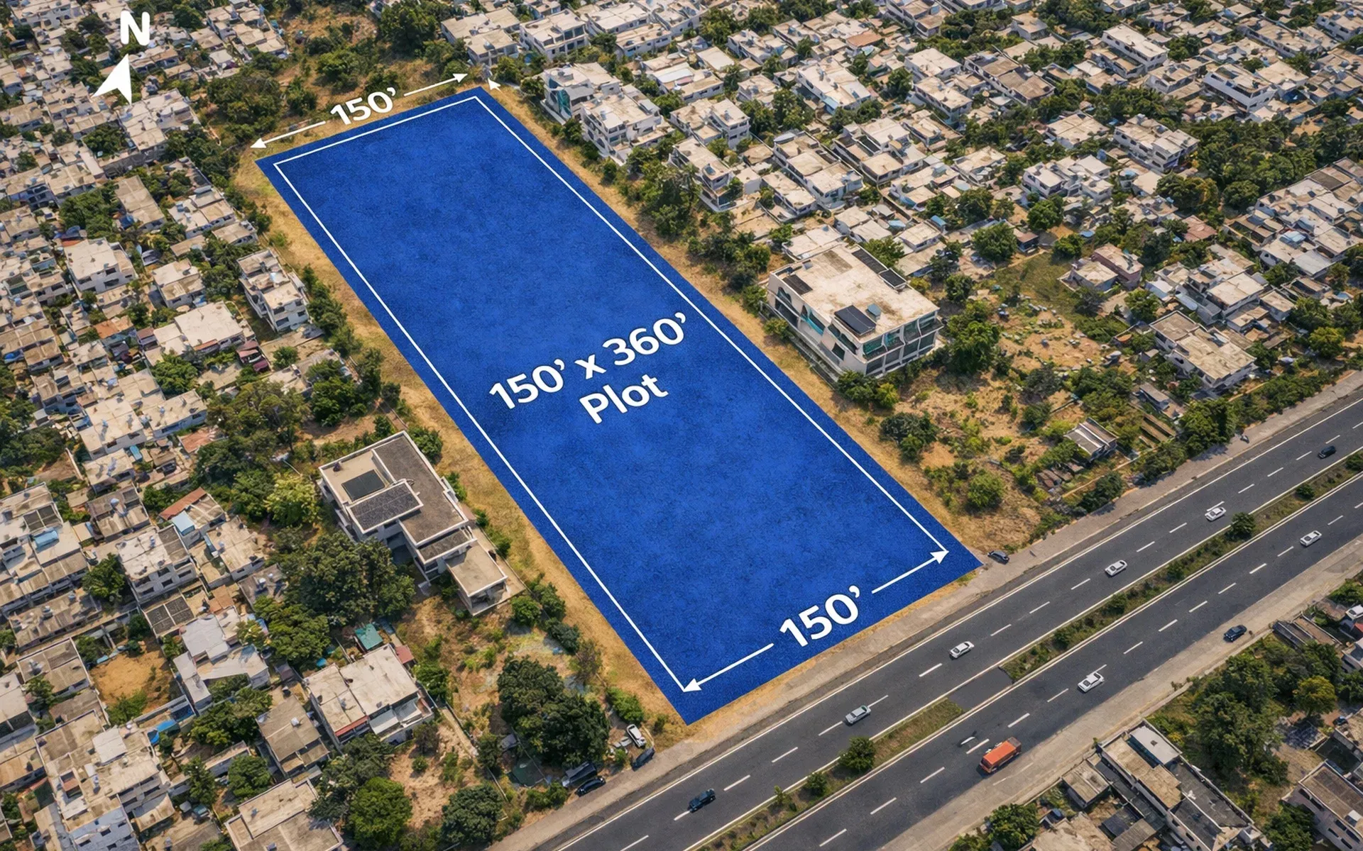 55,000 sqft Commercial Land for Lease in Gunjur